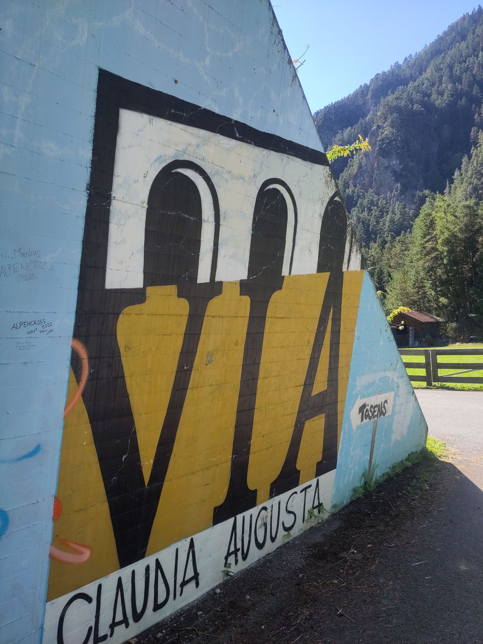 Mural Via Claudia Augusta